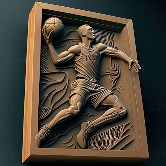 3D model NCAA Basketball 10 game (STL)